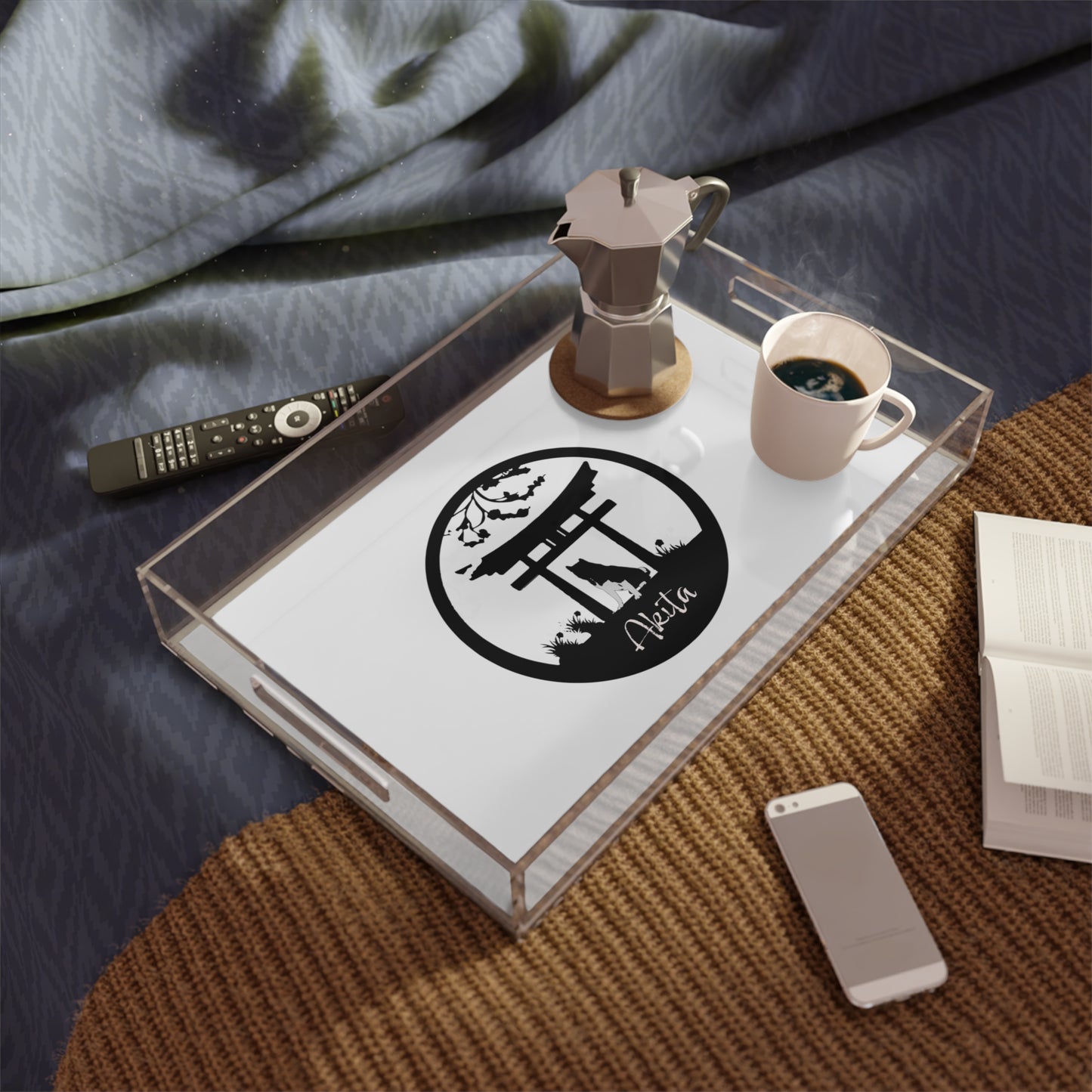 Custom Acrylic Serving Tray - WagALotBowWow