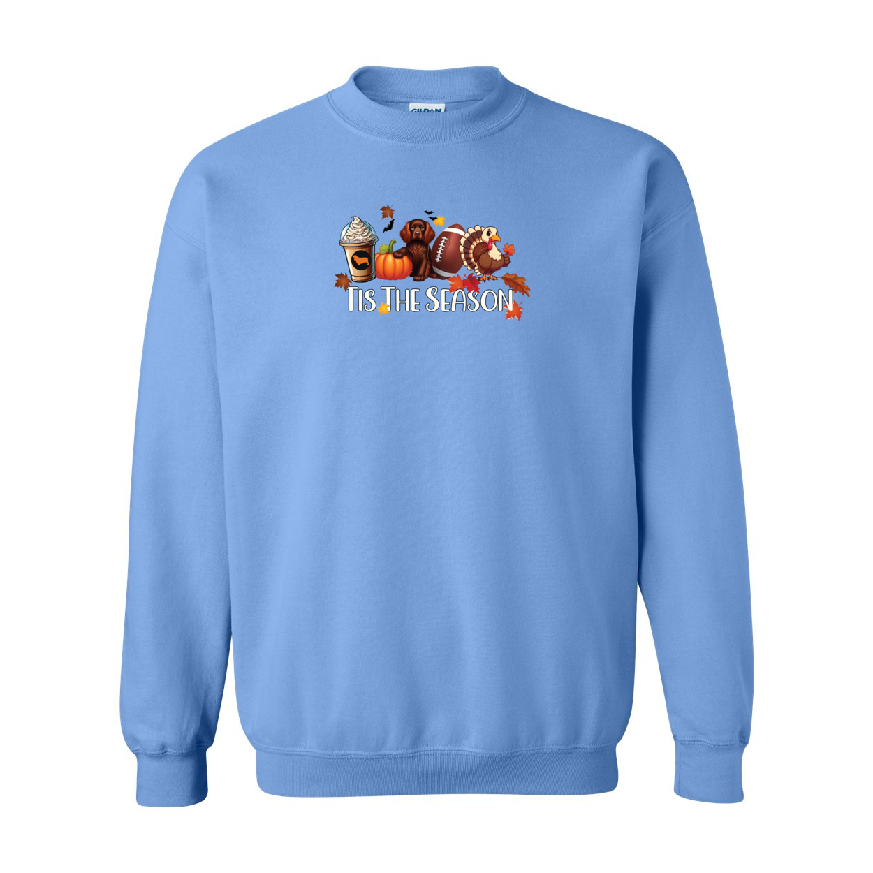 Sussex Tis The Season Fall Heavy Blend Crewneck Sweatshirt - WagALotBowWow