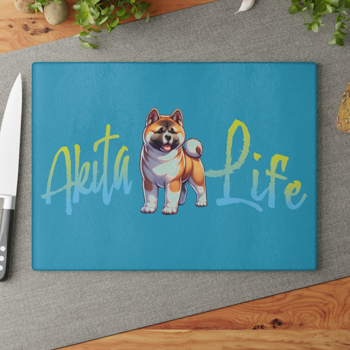 Custom Glass Cutting Board - WagALotBowWow