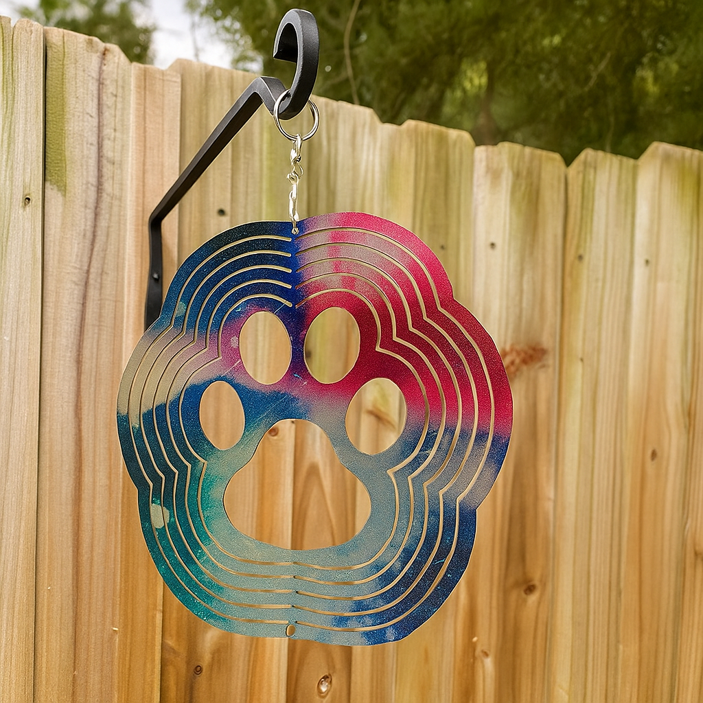 8" Paw Wind Spinner - WagALotBowWow