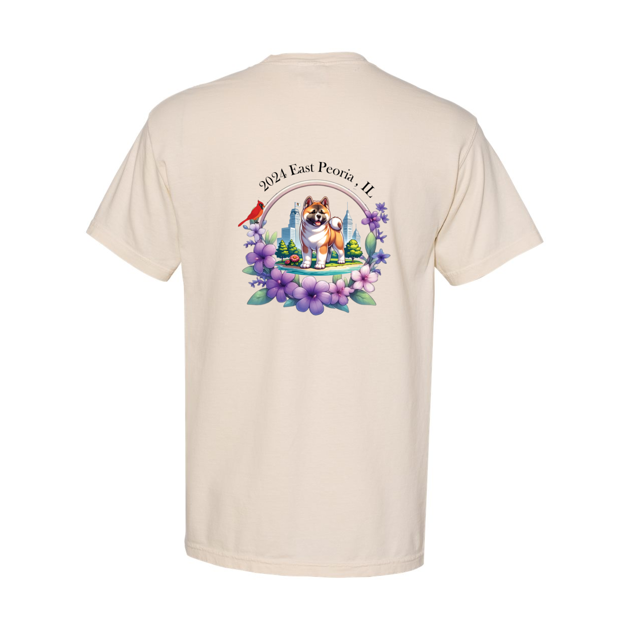 IL Akita Unisex Short Sleeve with Pocket - WagALotBowWow