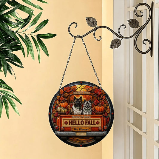 Stained Glass Suncatcher Window Hanging (Made in USA)