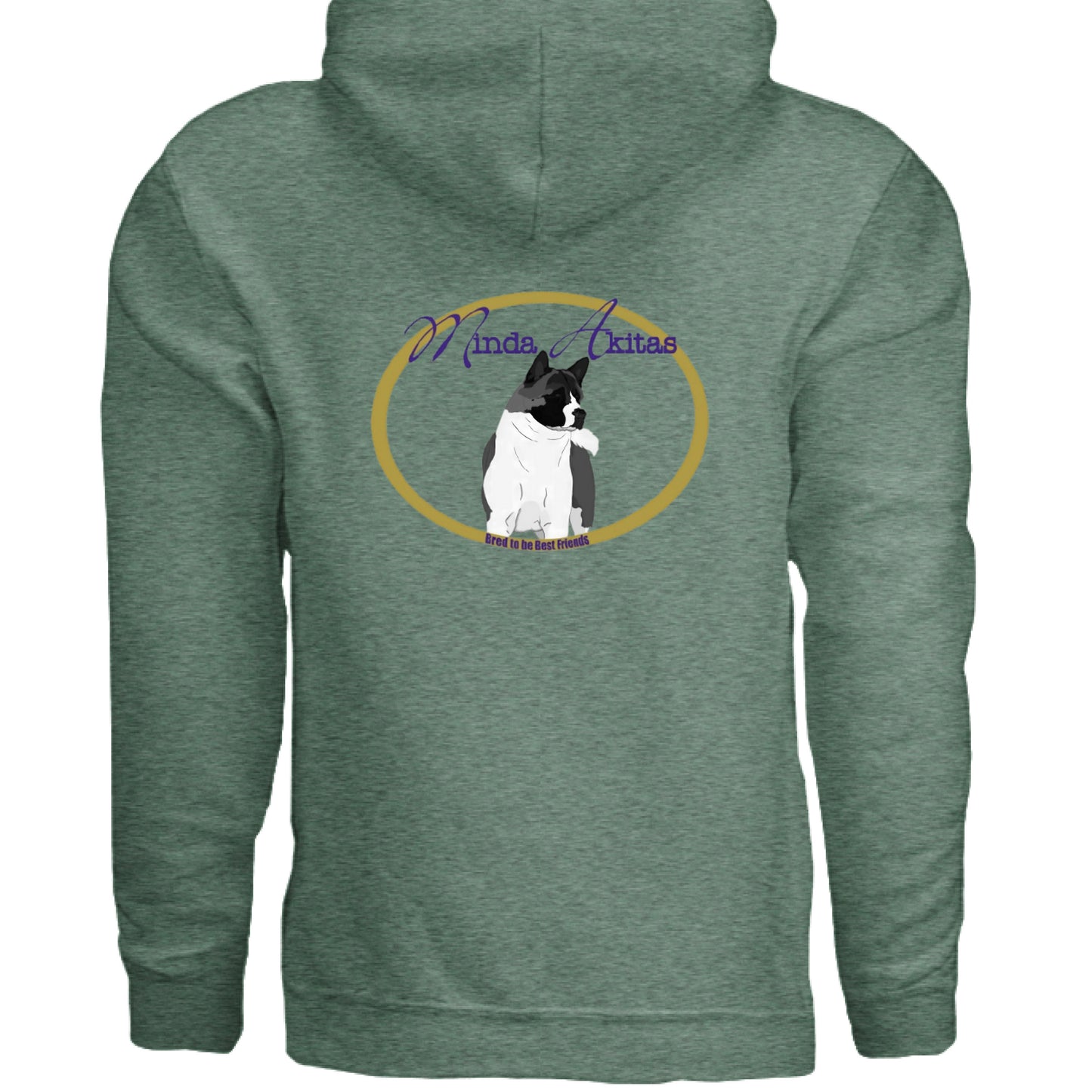 Heather Sport Dark Green - BACK