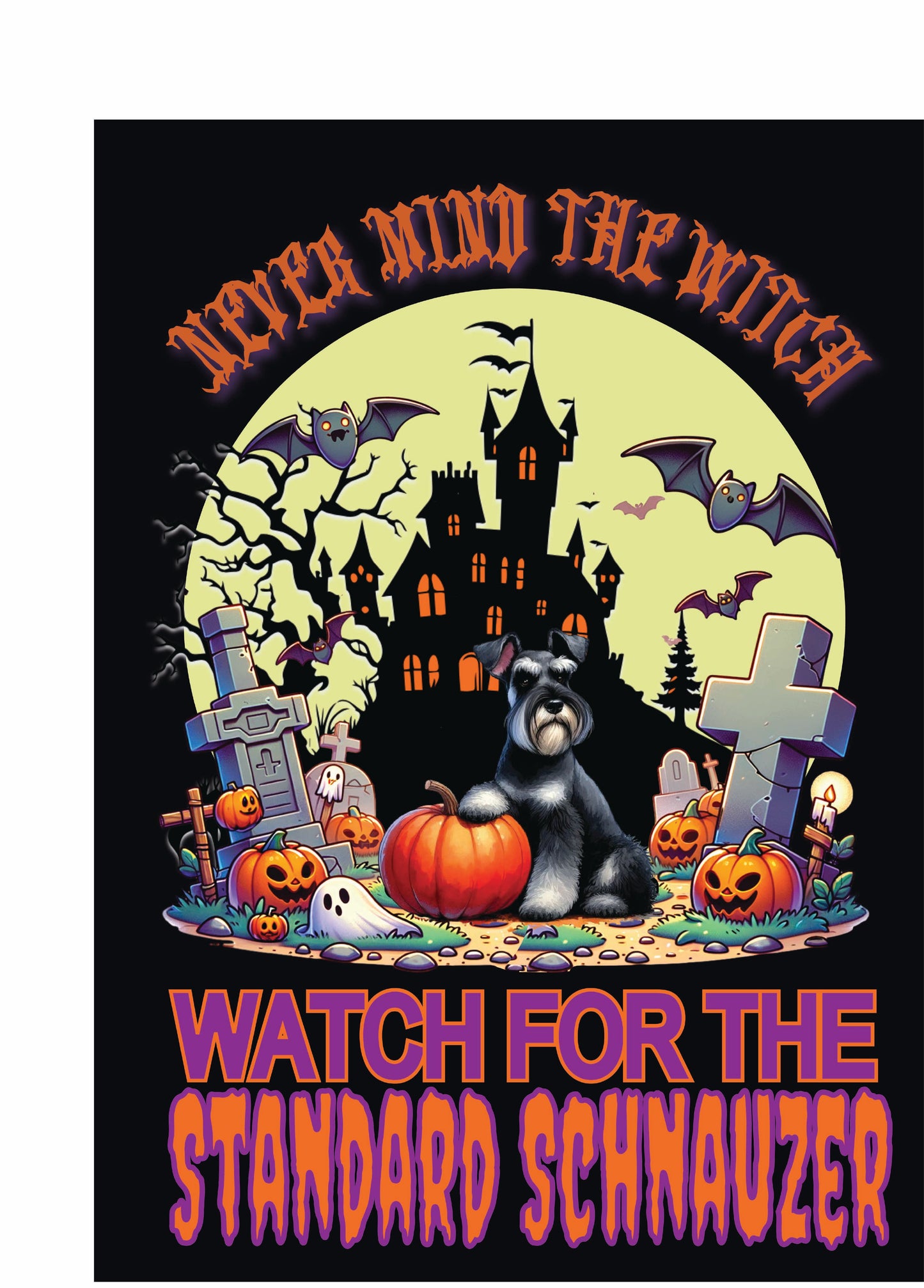 Halloween Working Dog Breeds Garden Flag - WagALotBowWow