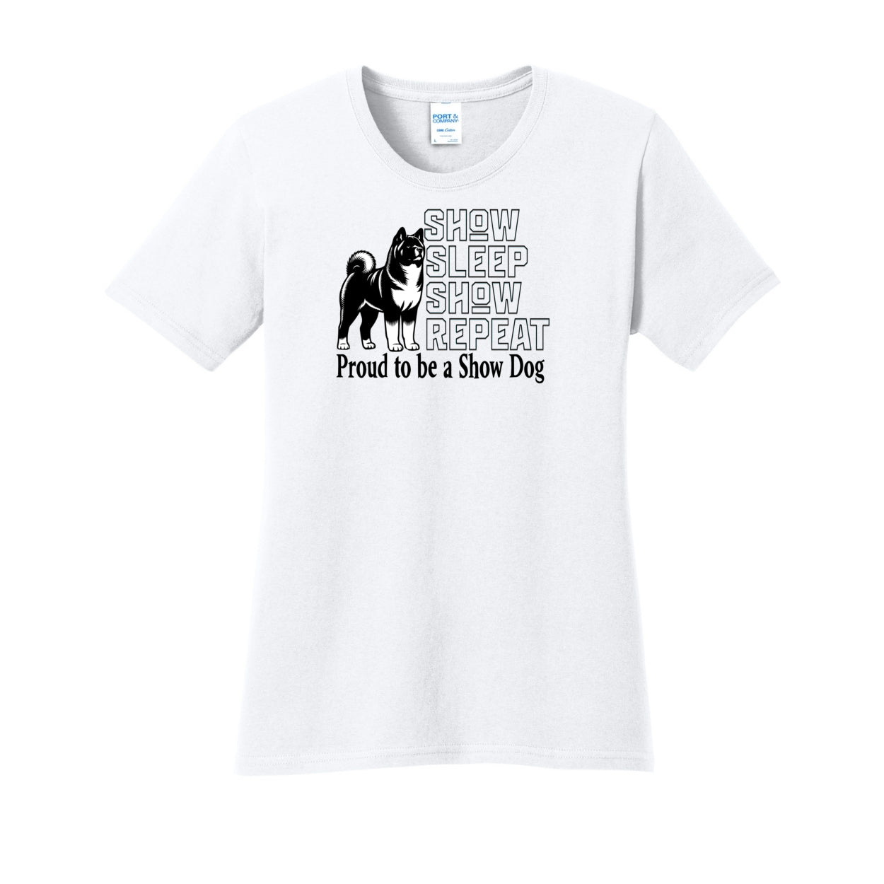 Show Repeat Port & Co™ LPC54 Women's Core Cotton Tee