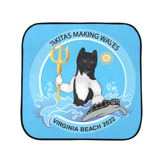 VA Beach Making Waves Car Shade (2 pieces) - WagALotBowWow