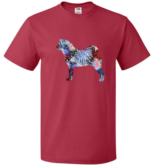 Akita Patriotic Youth Short Sleeve Shirt - WagALotBowWow