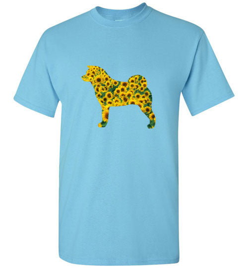 Akita Sunflower - WagALotBowWow