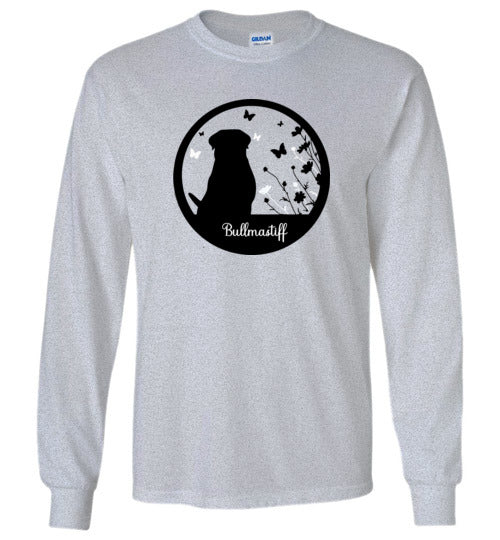 Bullmastiff Flowers Long Sleeve 2XL,3XL,4XL,5XL - WagALotBowWow