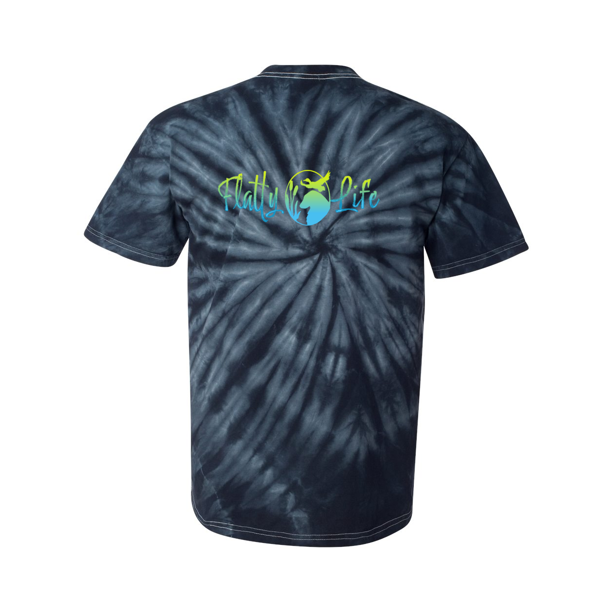 Flatty Life Front/Back Pinwheel SS T-Shirt - WagALotBowWow