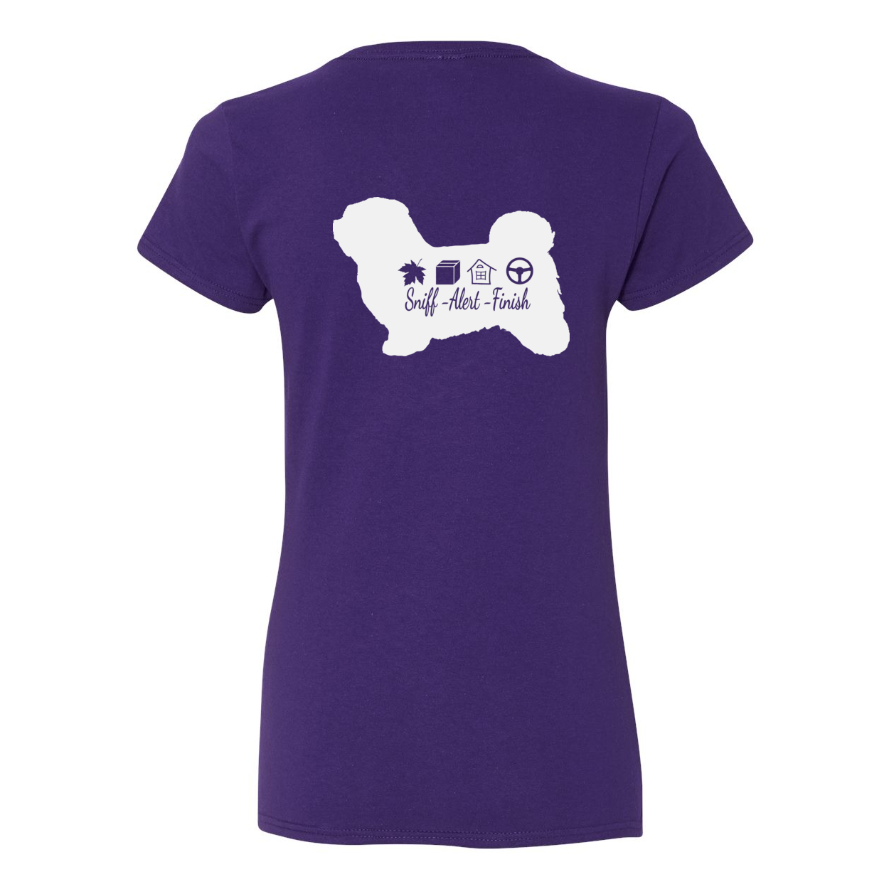 Havanese Scent F/B Women's V-Neck T-Shirt - WagALotBowWow