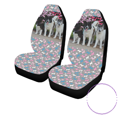 Custom Car Seat Covers - WagALotBowWow