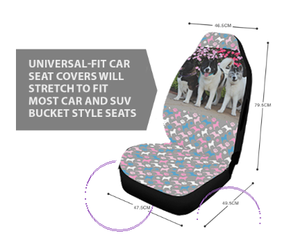 Custom Car Seat Covers - WagALotBowWow