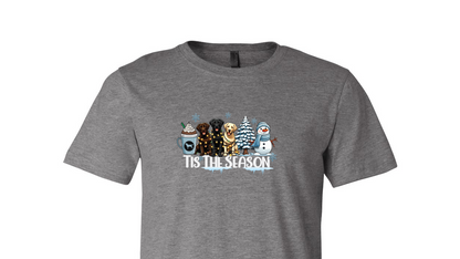 Labrador Tis The Season Winter Unisex Short Sleeve Jersey Tee - WagALotBowWow