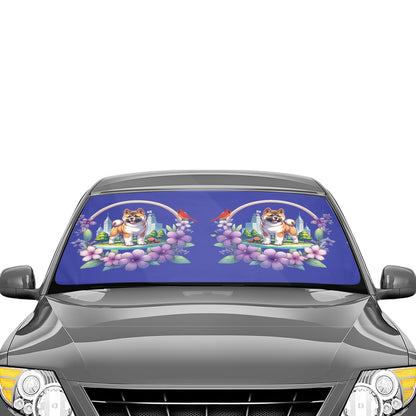 IL Akita Car Shade Windshield Umbrella - WagALotBowWow