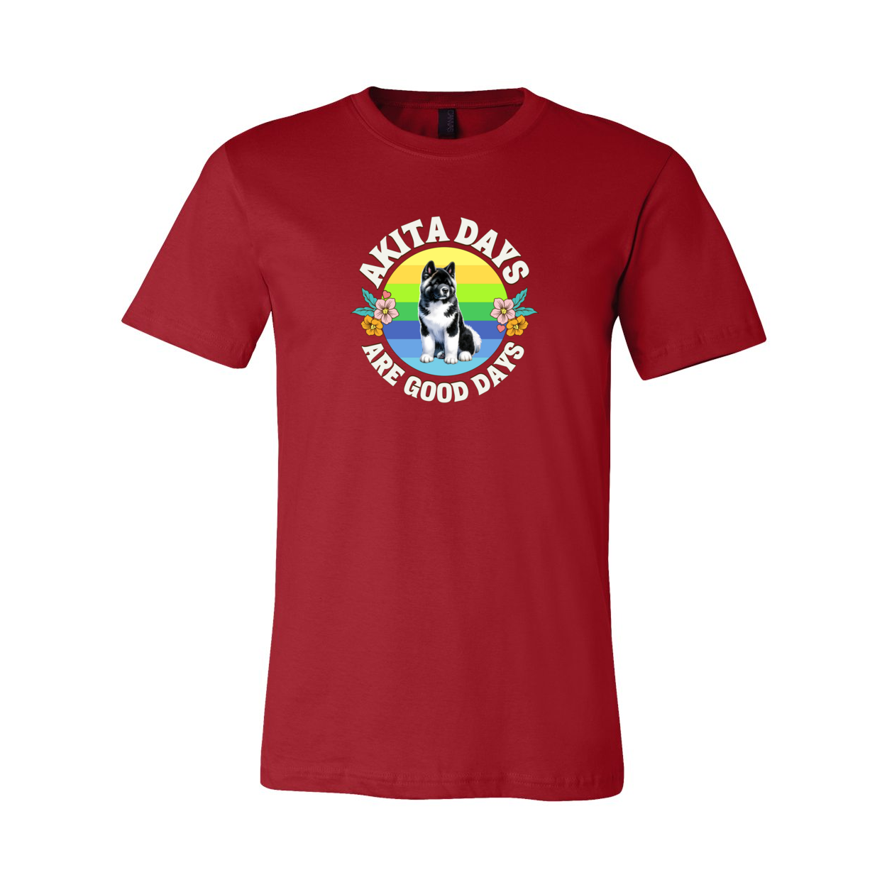 Akita Days Are Good Days SS T-Shirt - WagALotBowWow