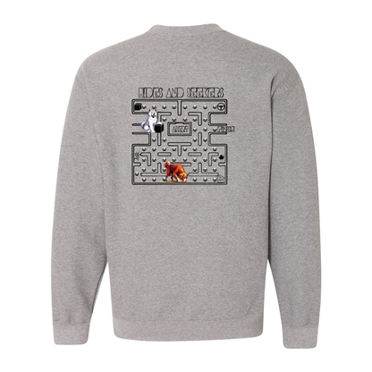 River Maze Scent Heavy Blend Crewneck Sweatshirt - WagALotBowWow