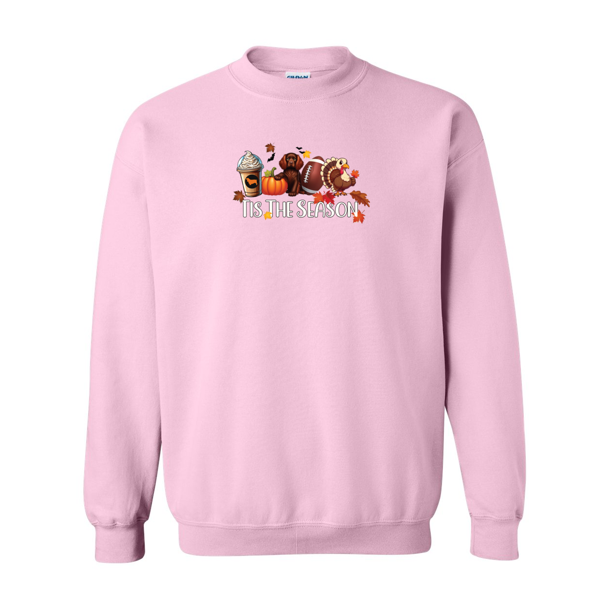 Sussex Tis The Season Fall Heavy Blend Crewneck Sweatshirt - WagALotBowWow