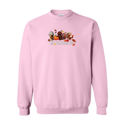 Sussex Tis The Season Fall Heavy Blend Crewneck Sweatshirt - WagALotBowWow