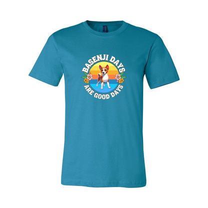 Basenji Days Are Good Days SS T-shirt - WagALotBowWow