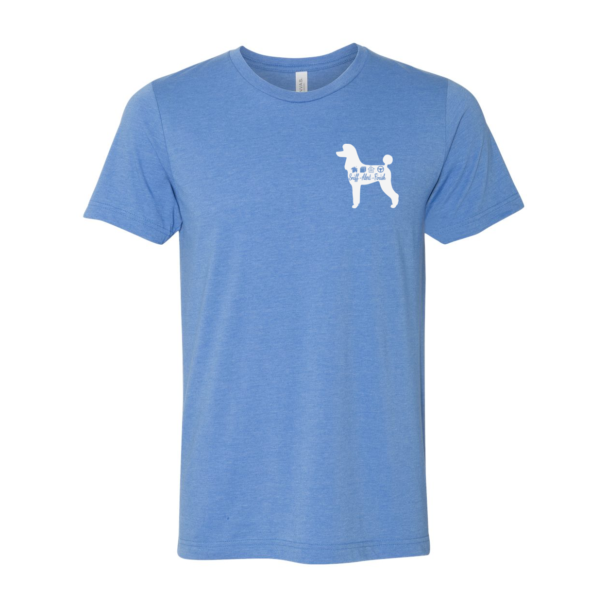 Scent Poodle 2 F/B Unisex Short Sleeve Jersey Tee - WagALotBowWow