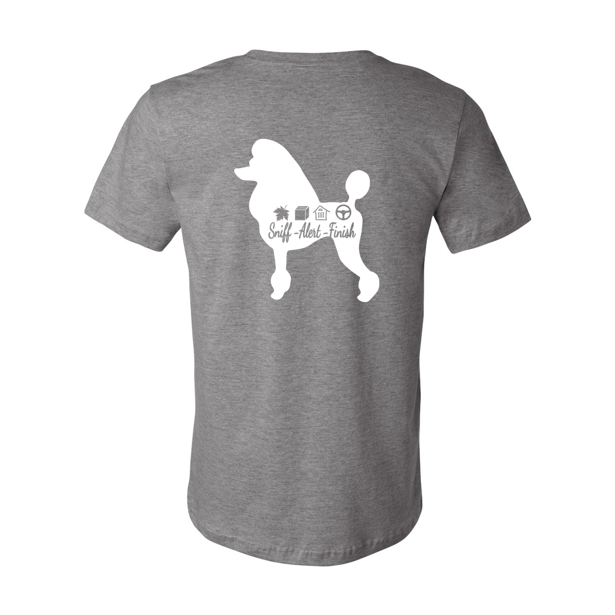 Scent Poodle Show Cut F/B Unisex Short Sleeve Jersey Tee - WagALotBowWow