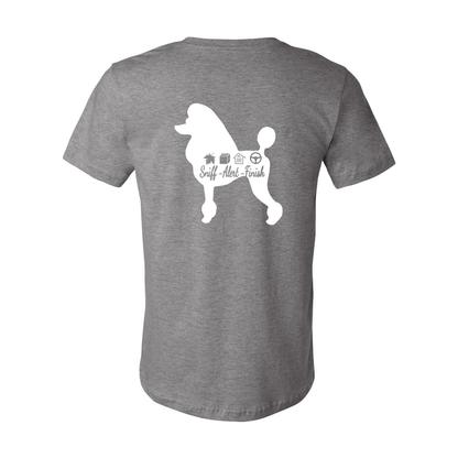 Scent Poodle Show Cut F/B Unisex Short Sleeve Jersey Tee - WagALotBowWow
