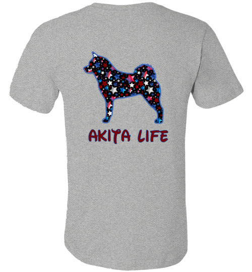 Akita Life USA Stars - WagALotBowWow