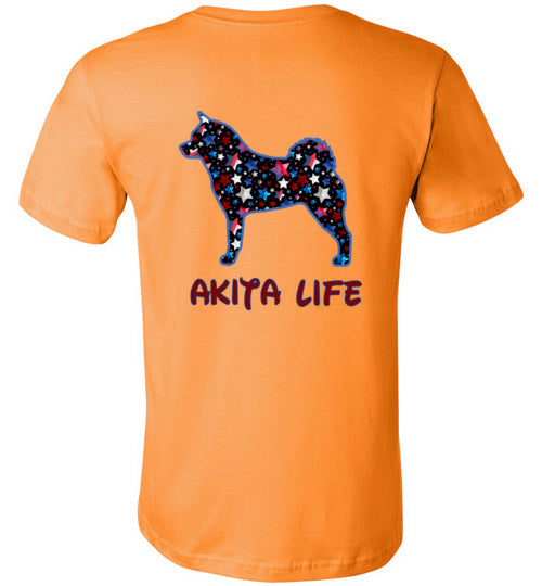 Akita Life USA Stars - WagALotBowWow