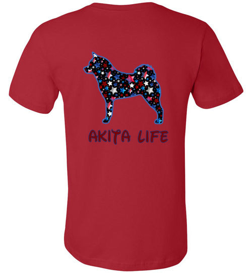 Akita Life USA Stars - WagALotBowWow