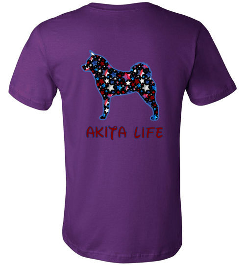 Akita Life USA Stars - WagALotBowWow