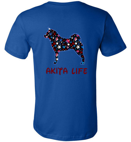 Akita Life USA Stars - WagALotBowWow