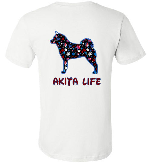 Akita Life USA Stars - WagALotBowWow