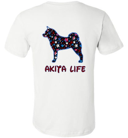 Akita Life USA Stars - WagALotBowWow