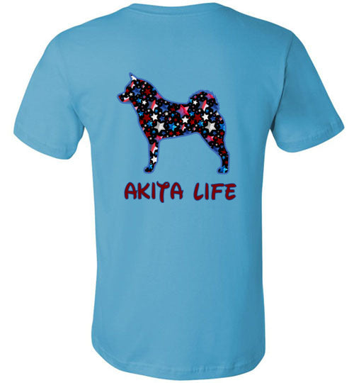 Akita Life USA Stars - WagALotBowWow