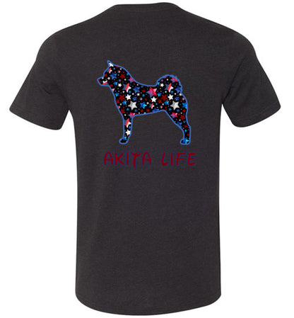 Akita Life USA Stars - WagALotBowWow