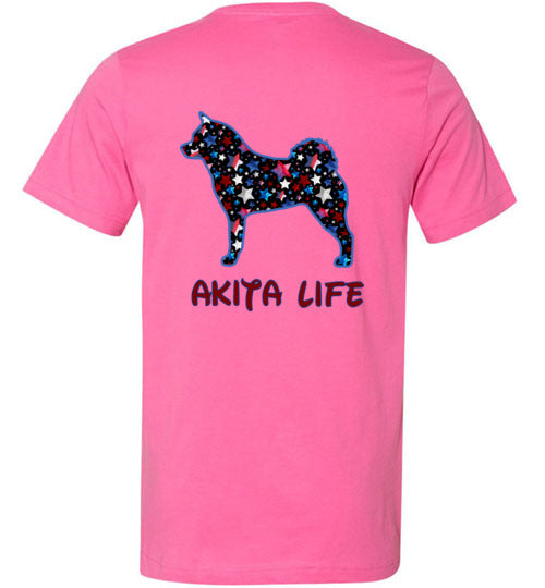 Akita Life USA Stars - WagALotBowWow