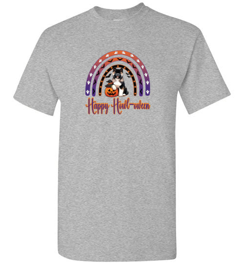 Akita Howl-oween Youth Gildan Shirts - WagALotBowWow