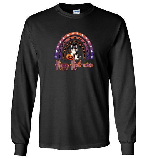 Akita Howl-oween Youth Gildan Shirts - WagALotBowWow