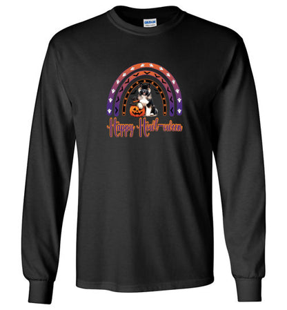 Akita Howl-oween Youth Gildan Shirts - WagALotBowWow