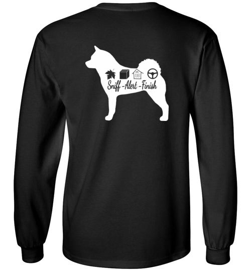 Akita Scent Sniff Front/Back - WagALotBowWow