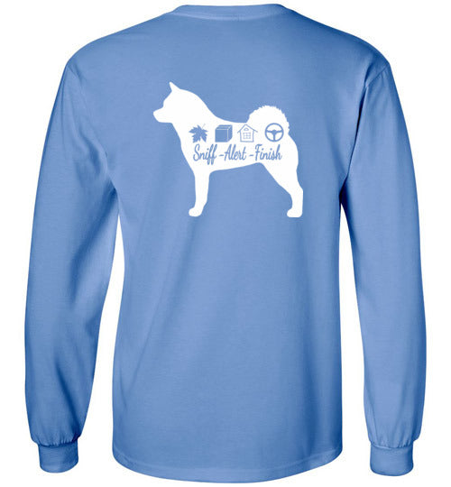 Akita Scent Sniff Front/Back - WagALotBowWow