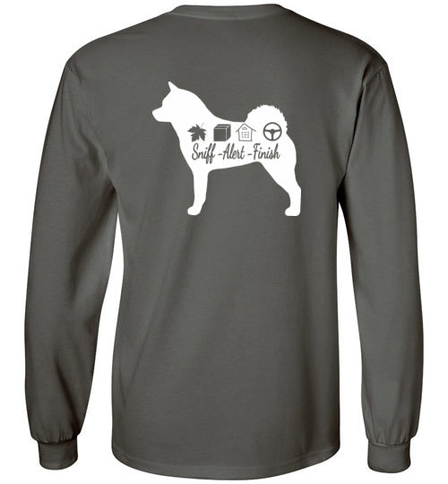 Akita Scent Sniff Front/Back - WagALotBowWow