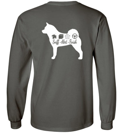 Akita Scent Sniff Front/Back - WagALotBowWow