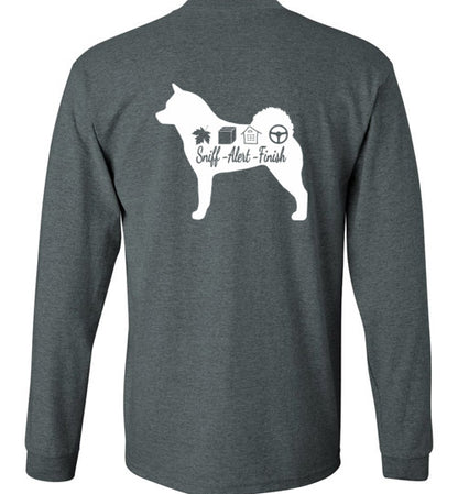 Akita Scent Sniff Front/Back - WagALotBowWow