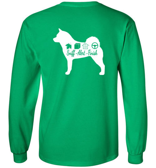 Akita Scent Sniff Front/Back - WagALotBowWow