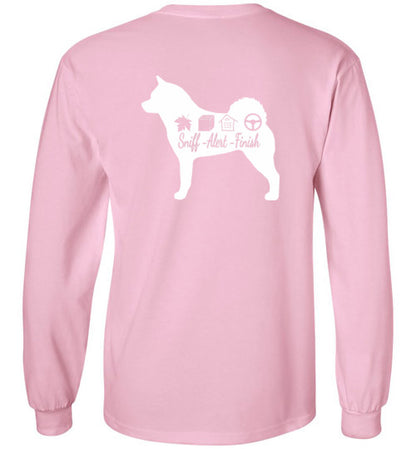 Akita Scent Sniff Front/Back - WagALotBowWow