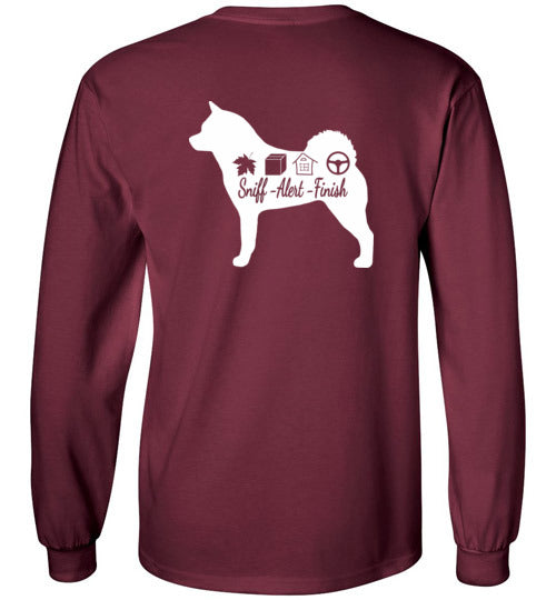 Akita Scent Sniff Front/Back - WagALotBowWow