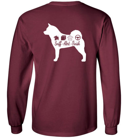 Akita Scent Sniff Front/Back - WagALotBowWow