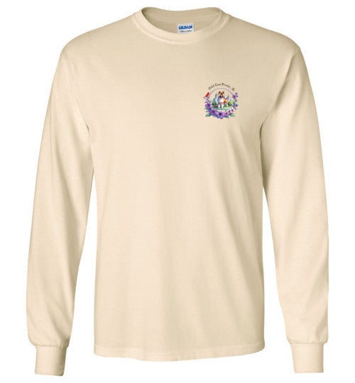 IL Akita Unisex Front/Back Design Black Letter LS - WagALotBowWow